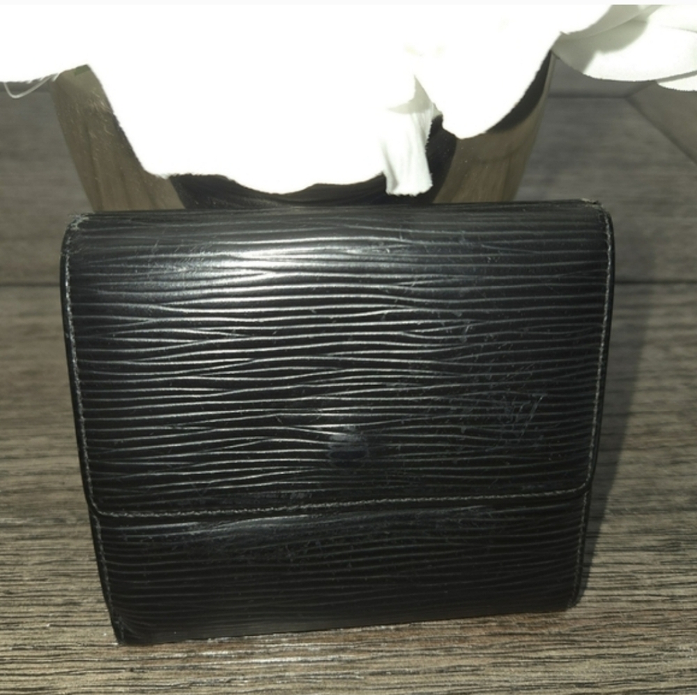 Louis Vuitton Black Epi Leather Wallet